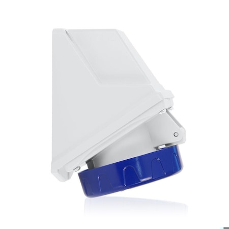 Leviton Pin & Sleeve Receptacle, 16 A, 200/250V AC, Three Phase, 3 Pole, Blue W316-S9