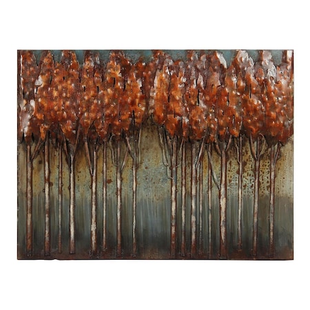 Empire Art Direct Primo Mixed Media Hand Painted Iron Wall Sculpture Sunset Ground PMO-150138-3040