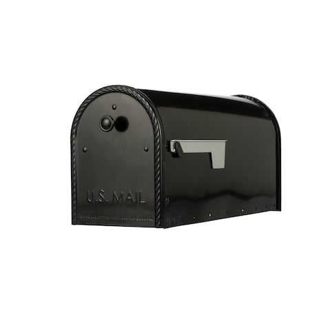 Architectural Mailboxes Edwards post-mount mailbox, Black EM160BAM
