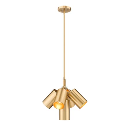 Z-Lite Lumina Modern Gold 5 Light Chandelier 7520-5MGLD