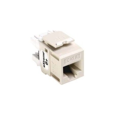 Leviton 1-Port Mod Jack 110 8W8P Utp, T568A/B Cat6 Quickport 61110-RT6