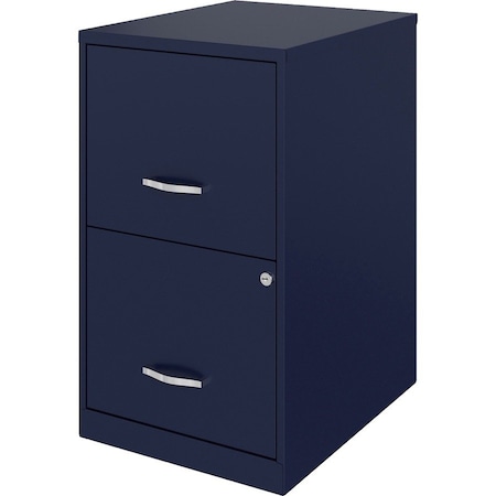 Nusparc 2-Drawer Vertical File Cabinet, 14.2" x 18" x 24.5", Blue NPRVF218AANY