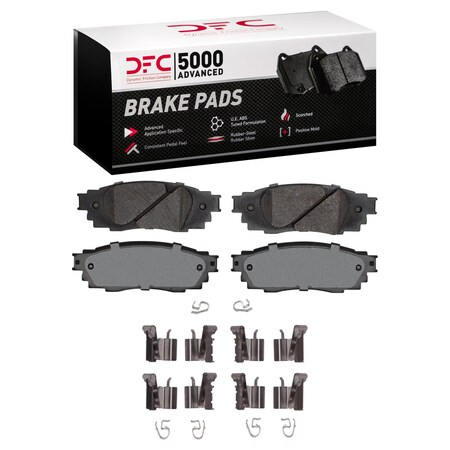 Dfc 5000 Advanced Disc Brake Pad Set, 1551-1879-01