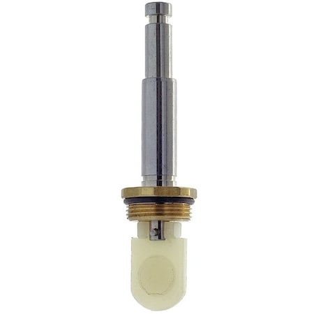 Danco Pushbutton Diverter Stem, Brass/Plastic, Chrome Plated, 3-3/4 in L 80971