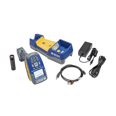 Brady V4500 Barcode Scanner with Battery and Power Cord Accessories 177229
