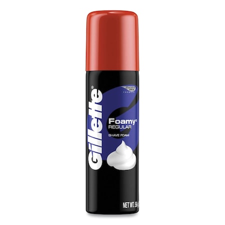 Gillette Foamy Shave Cream, Original Scent, 2 oz Aerosol, PK48 14501
