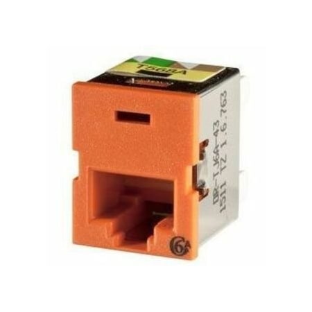 Ortronics 1-PORT MOD JACK 110 8W8P UTP TJ6A-43