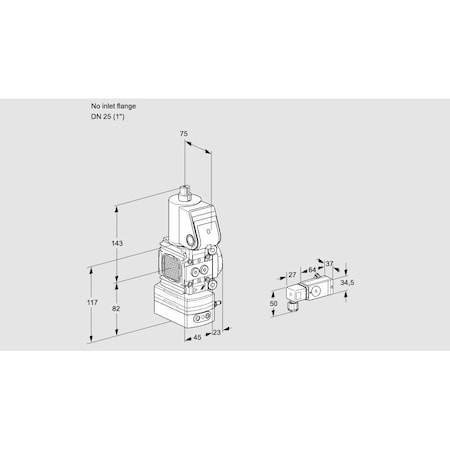 Honeywell Kromschroder VAD1-/25R/NW-25A KS88030676