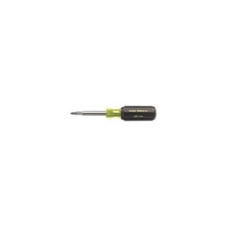 Klein Tools 10-in-1 Multi-Bit Screwdriver/Nut Driver, 1/4 in, 5/16 in Drive Size 7 3/4 in L, 6-Piece 32477