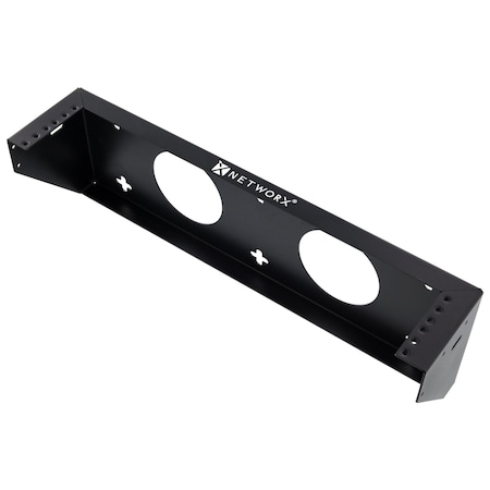 Networx 2u Vertical Wall Mount Bracket - Black WMB-2UV