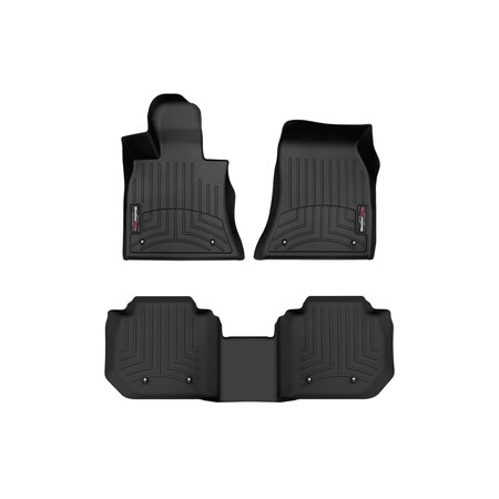 Weathertech Black, Front and Rear Floorliners 441687-1-2