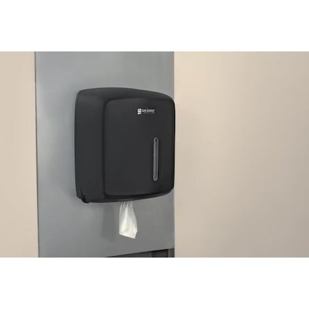 San Jamar TIMELESS CENTERPULL TOWEL, BLACK T600BK