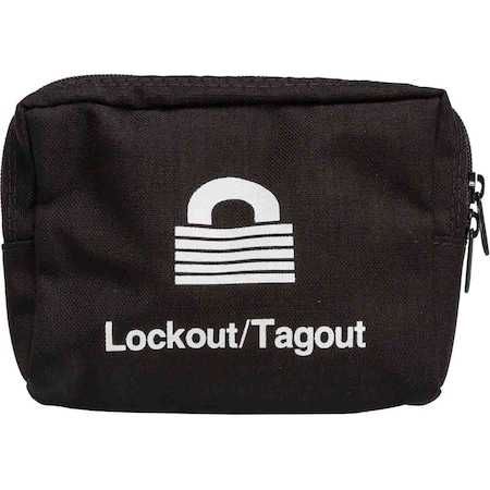 Brady Lockout Pouch, Storage Container Color: Black 87943