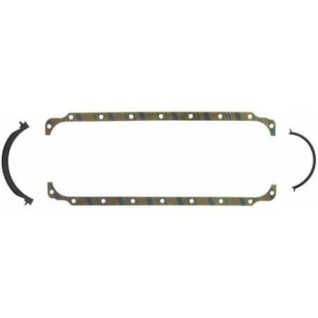 Fel-Pro OS 6566 C3 Oil Pan Gasket Set for Small Block Mopar FELOS6566C-3