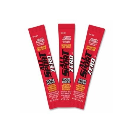All Sport ZERO Drink Mix Powder Sticks , Fruit Punch, 500 EA/CA, 500PK 977-10122524