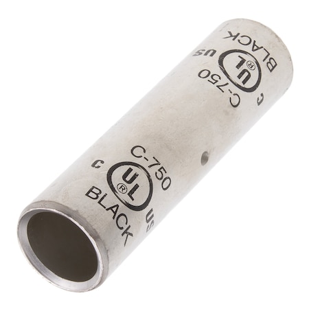 Nsi Splice Wire Connector, 750 MCM Max, Black, None Insulation, 600 V, 290 A C-750