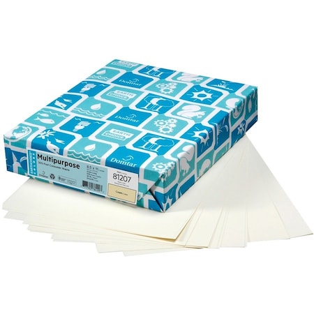 Domtar Paper Cover Stock, 67 Lb, 8.5 X 11, Cream, 250PK 81212