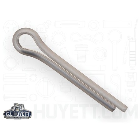 Huyett Cotter Pin, 300-304 Stainless Steel, 6.3 mm Dia x 36 mm Effective Length CPMS-063-036