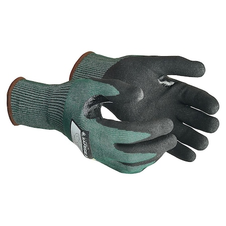 Jj Keller Bladestop Micro-Foam Sandy Nitrile Dip A5 Glove, X-Large 76846