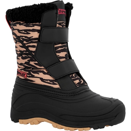 Ranger Youth Winter Boot, 12 M, 8 in H, Black RGSBC01