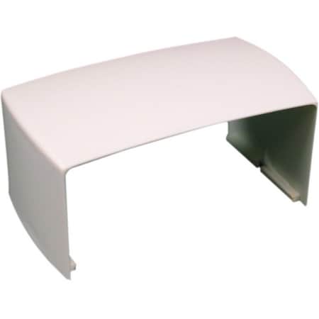 Legrand Cover Clip, PN03, PN05, PN10 Series, 1, 2 Channel, 1 1/8 in W, 5/8 in H, 1 in L, Ivory PN05F06V