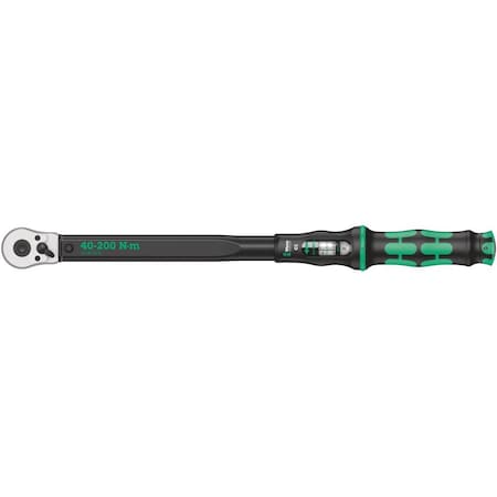 Wera Click-Torque C 3 torque wrench with reversible ratchet, 40-200 Nm, 1/2 in x 40-200 Nm 5075622001