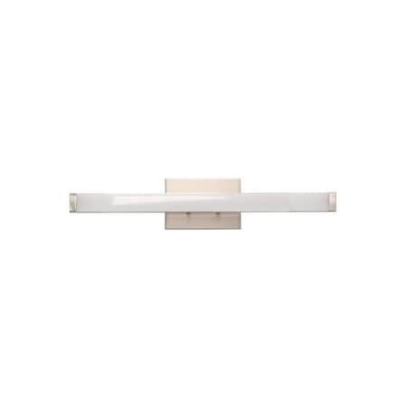 Westgate 24" LED Multi Color Temperature Vanity Lights in Brushed Nickel LVB-24-MCT-BN