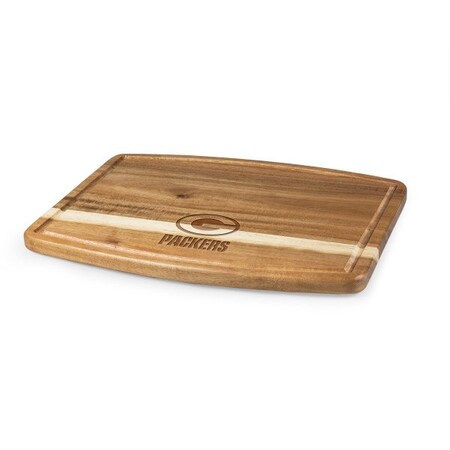 Picnic Time Family Of Brands NFL Green Bay Packers - Ovale Acacia Cutting Board 893-00-512-123-2