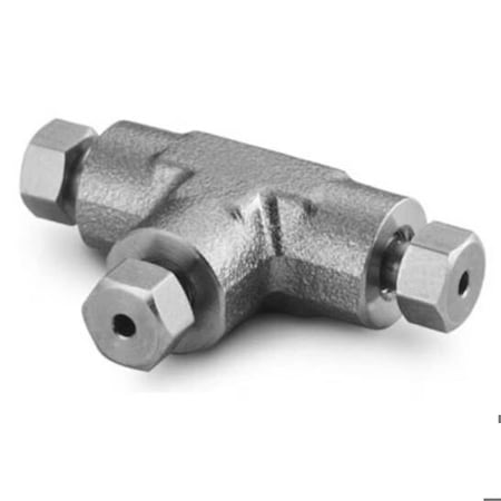 Arek Union Tee 1/16 in Tube OD SS 316, Chromatography RL 210 UT_1/16