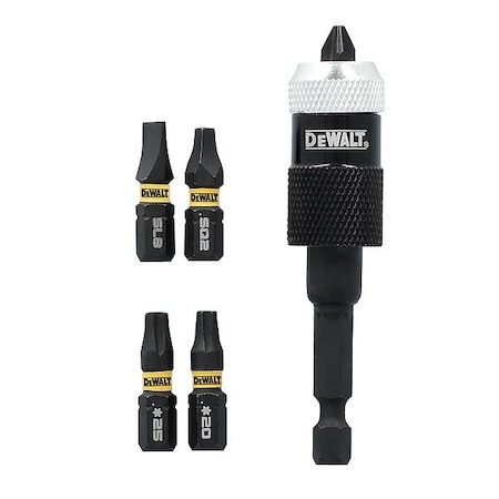 Dewalt Drill Bits, Steel, Hex, 1/4 in Shank Sz DWAFESETRL6