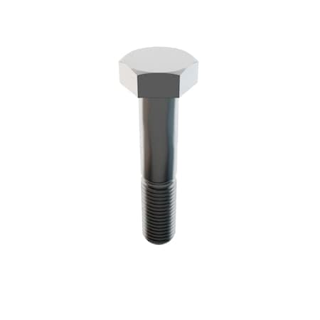 Zoro Select 18-8, 1"-8 Hex Head Cap Screw, Plain Stainless Steel, 5 in L 1-193-100C-500
