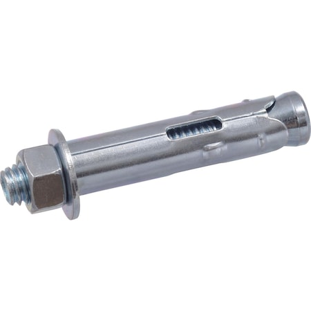 Hillman 1/2 in. D X 2 1/4 in. L Steel Hex Head Sleeve Anchors 15 pc 370829