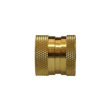 First Fitting & Fastener 3/4 COMPLETE GARDEN HOSE COUPLER, BRASS 30450MID