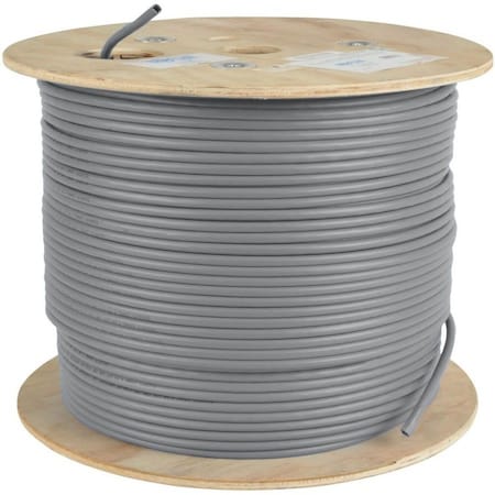 Tripp Lite Cat5 / Cat5e 350Mhz Bulk Cable Solid Core CMP Plenum Gray 1000ft N024-01K-GY