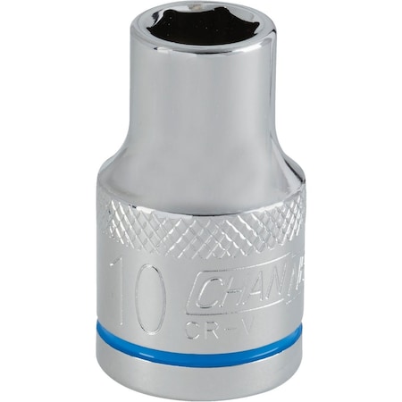 Channellock 1/2'' Drive 10 mm 6-Point Shallow Metric Socket 302794