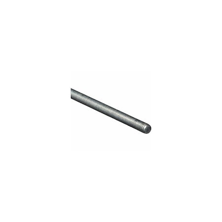 Stanley 4000BC 8"-32 x 12" Steel Threaded Rod - Coarse Thread Zinc Plated Finish N179291