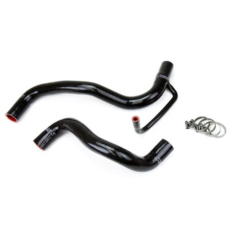 Hps Performance High Temp Reinforced Silicone Radiator Coolant Hose Kit, Black, 57-1060-BLK