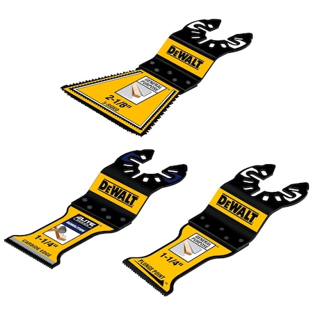 Dewalt Oscillating Tool Blade Set, Bi-Metal DWA423RSET