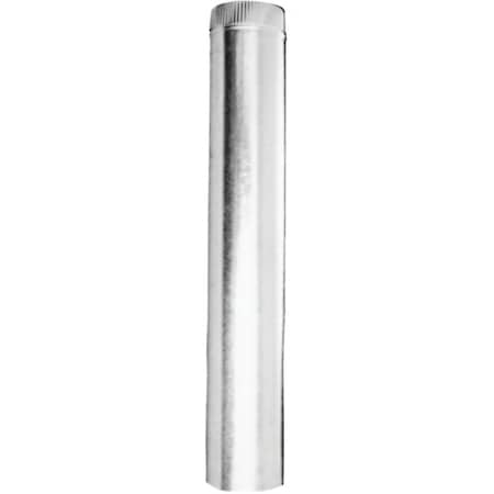 American Metal Products Amerivent Type B Gas Vent Pipe, 3 In Od, 18 In L, Galvanized Steel 3E18