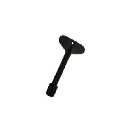 Dagan 0.31 in. Gas Valve Key, Black VK4-516-BLK