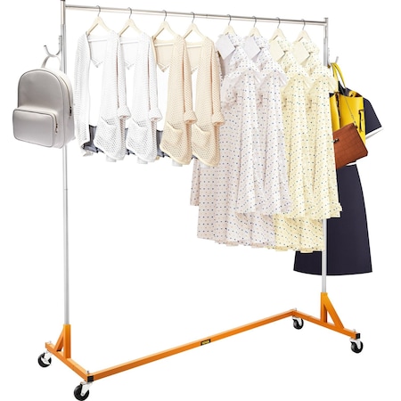 Vevor Z-Truck Clothing Rack Rolling Garment Z Rack Lockable Casters Heavy-duty SZOON611