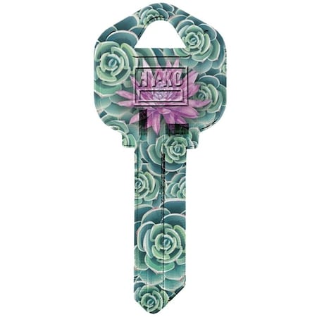 Hy-Ko Key Blank, Brass, Nickel-Plated, For: Kwikset KW1 Keyways 16010KW1-40