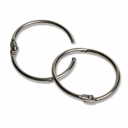 Charles Leonard Loose Leaf Book Rings, 1.5", 100 Per Box, PK2 R49