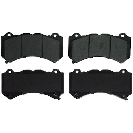 Wagner Brake QuickStop Front Disc Brake Pad Set Semi-Metallic,  ZX1405