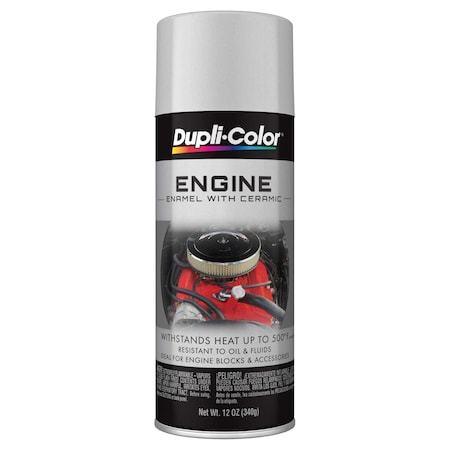 Vht Engine Paint Heat Resistant to 500 Degrees Fahrenheit; Aluminum; 12 Ounce Aerosol Spray Can DE1615