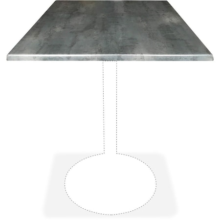 Holland Bar Stool Co 30" x 30" Black Steel, Indoor/Outdoor All-Season EnduroTop Table Top OD30SBlkStl