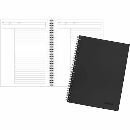 Mead Action Planner Business Notebook, Black MEA06122