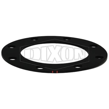 Dixon Gasket with 2 Orange Stripe, Baylast, 3 in, 5-5/8 in OD x 1/8 in Thick 300GTTFBL