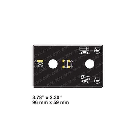 Jlg REPLACEMENT DECAL, LIFT/DRIVE FUNCTION 1001220893