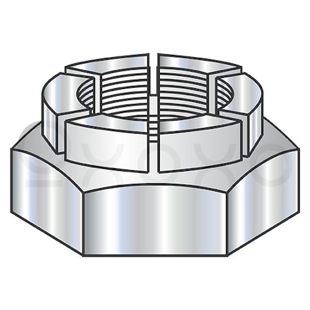 Oxoxo 7/16-14 Flex Type Hex Lock Nut Thin Height Heavy Hex Cadmium and Wax, 250PK 534267